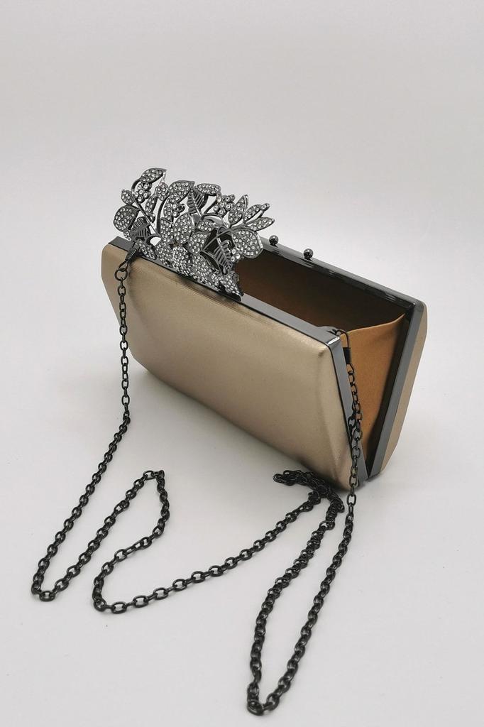 Women's Stylish and Useful Evening Dress Bag Women's Fabric Black Evening Dress Clutch Portfolio Tote Bag