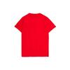 Li Ning Sports Fashion Series Daily Progress Cartoon Round Neck Short Sleeve T Shirt Women Tops Cinnabar-Red AHSR002-1