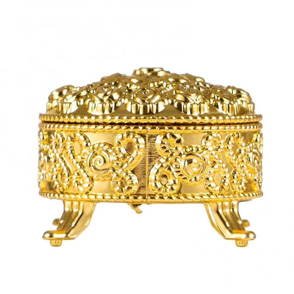 Golden Candy Box Portable Wedding Trinket Box Creative Chocolate Sugar Box