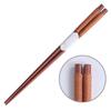 Handmade Japanese Natural Chestnut Wood Sushi Chopsticks Set Value Gift Sushi Chinese Food Tie Line