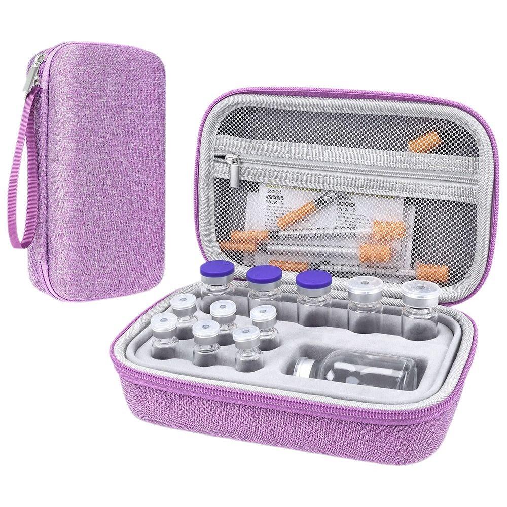 Waterproof Pill Storage Box Groove Fixation Insulin Cooling Bag Insulin Organizer Cold Storage