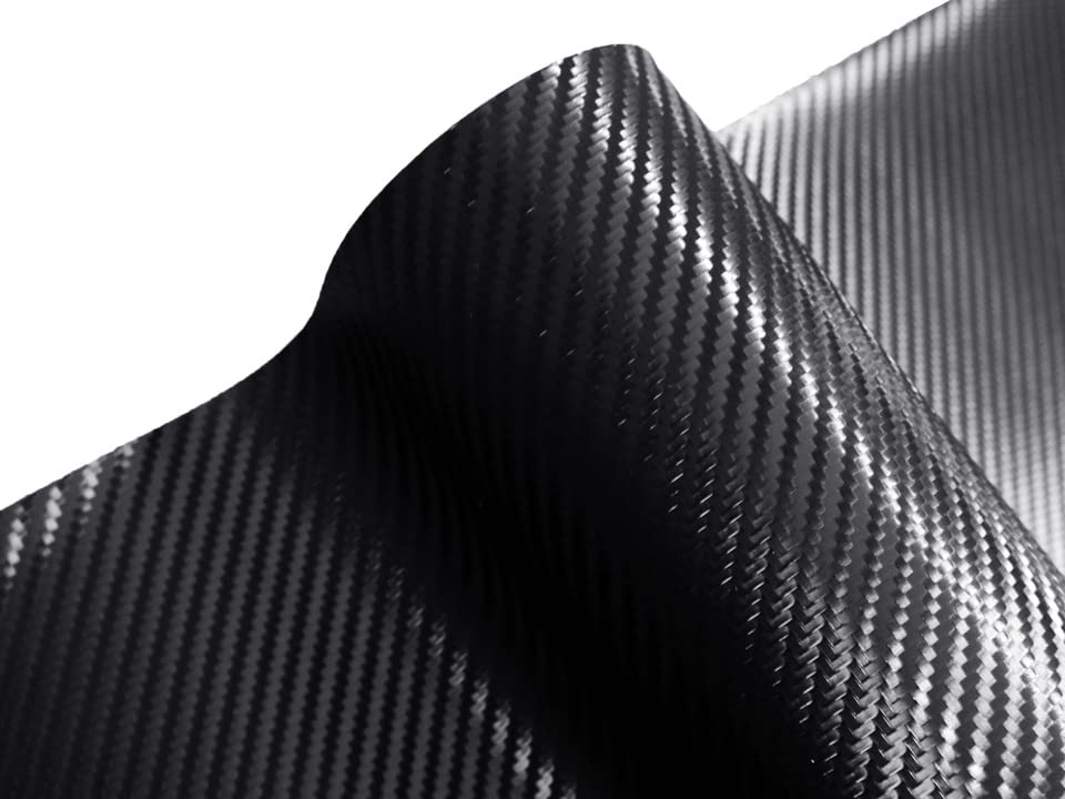 Синтетическая кожа карбоновая кожа 92 x 44 см ткань, (черный)