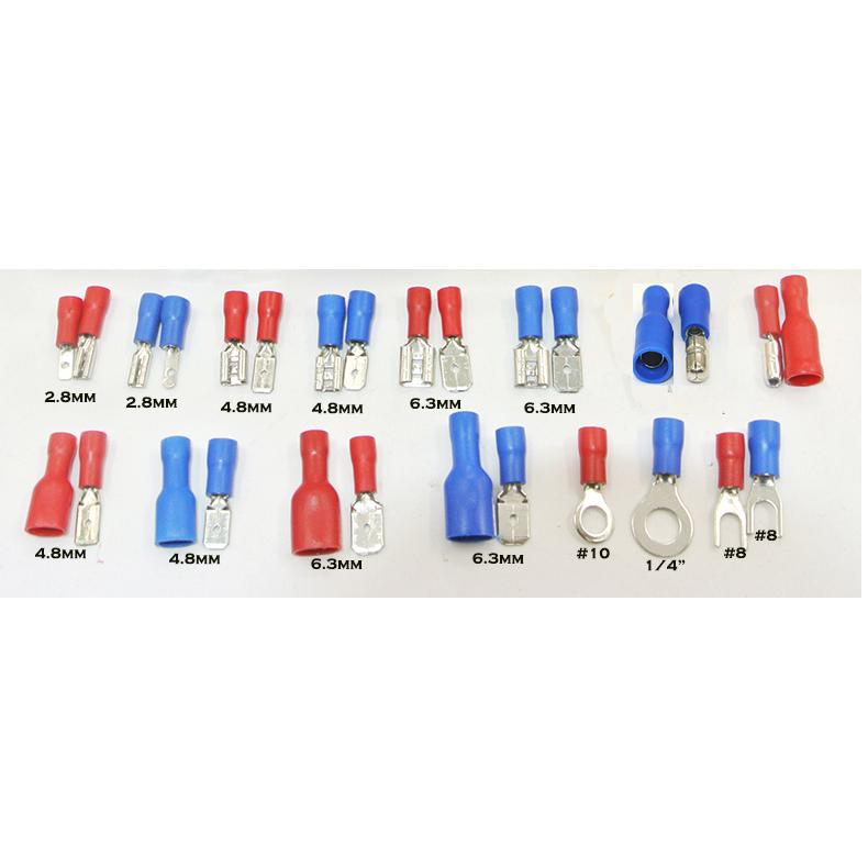 320 шт., лопастные клеммы, изолированный кабельный разъем, электрический провод, различные обжимные кольца, набор вилок, кольцевые наконечники, катаные плоскогубцы SN-02C