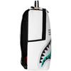Sprayground Рюкзак унисекс с большим логотипом акулы, рисунком пасти акулы, черно-белой цветовой блокировкой, ПВХ, W1035717