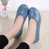Women Leather Driving Moccasins Comfort Flats Casual Slip On Blue Nurse Plus Size Summer Ballet Shoes for Girl