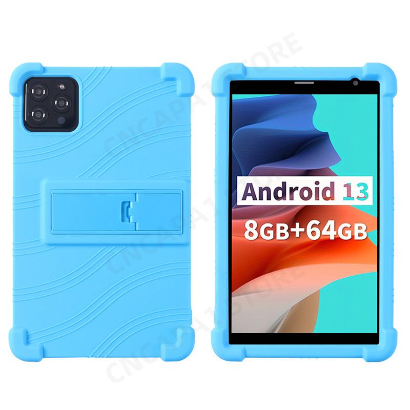 Тонкий чехол для NEWISION VOLENTEX L8/PRITOM Tronpad B8 8 "Tablet PC, мягкий силиконовый противоударный чехол с задней подставкой