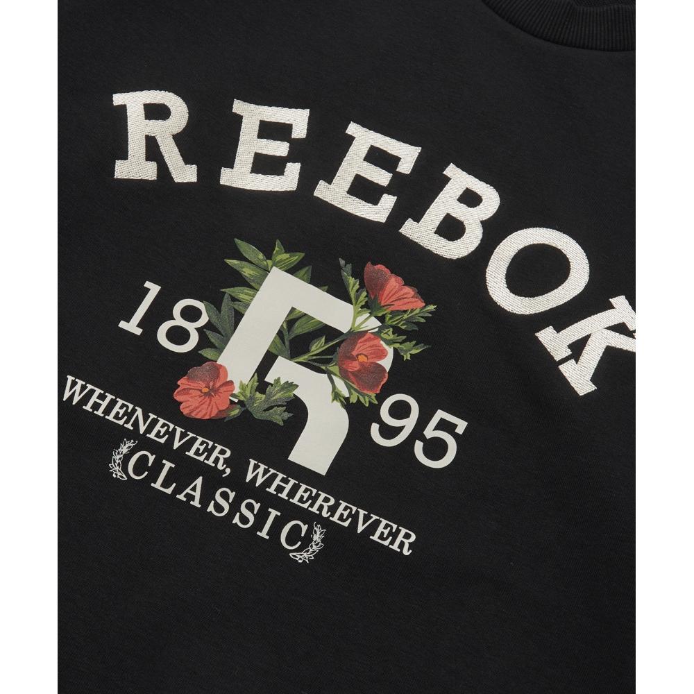 Reebok Толстовка 1895 Flower Цветочная Черная
