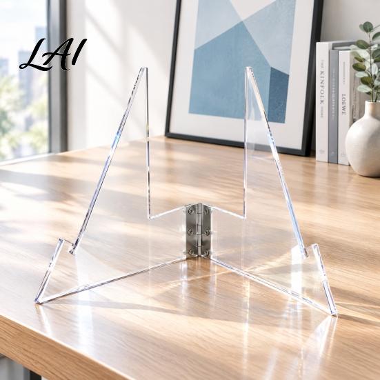 Wrestling Belt Rack Championship Display Stand Clear Acrylic Accessories Holder Triangular Stable Support for Collectible Belts Bracket