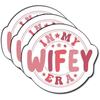 In My Wifey Era Sticker, Gifts for Wife Sticker Decorate Books, Laptops, Water Bottles, Kindles Stickers, Love Wife Waterproof Vinyl Sticke 3inch