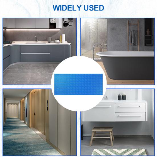 Ladder Pad Uneven Surface Widely Applicable Foldable Bendable Cuttable Non-slip PVC Swimming Pool Ladder Mat Home Use