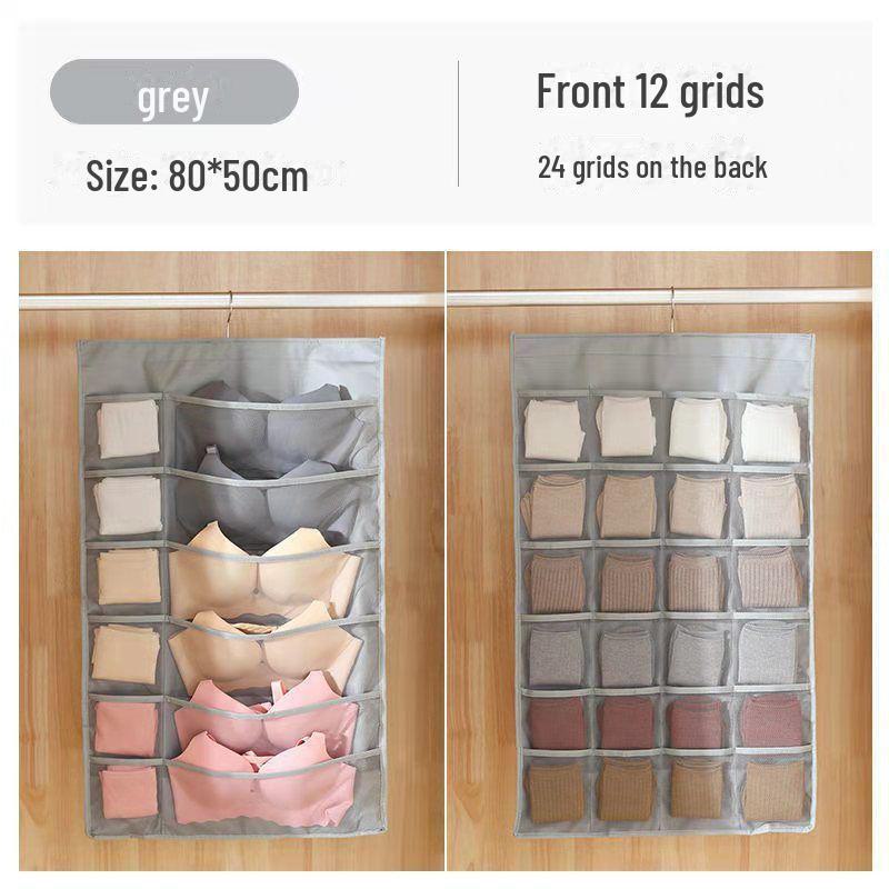 Двусторонний подвесной органайзер для бюстгальтеров и носков