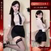 Sexy lingerie women's sexy secretary outfit seduction cosplay OL fun hip skirt plus size uniform flirting suit