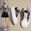 2024 весна и осень новые повседневные туфли с принтом низкие модные легкие спортивные туфли детские одинарные туфли