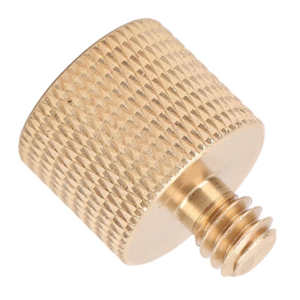 Латунный винтовой адаптер 1/4 дюйма, штекерный на 3/8 дюйма, гнездовой, винтовой адаптер-переходник для штатива