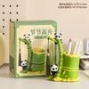 Cute Cartoon Pen Holder Large Capacity Desk Organizer Office Decor Gift Friends