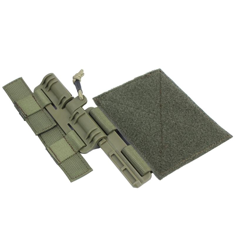 Комплект пряжек быстрого сброса для бокового ремня Molle, одноточечное быстроразъемное крепление Molle с боковой загрузкой, с петлей и крючком