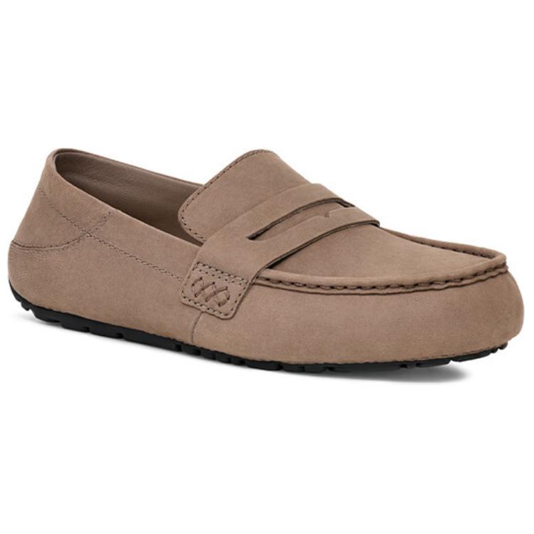 UGG Повседневные лоферы из овчины в стиле heritage Мужские Серо-коричневые 1166762-SKP