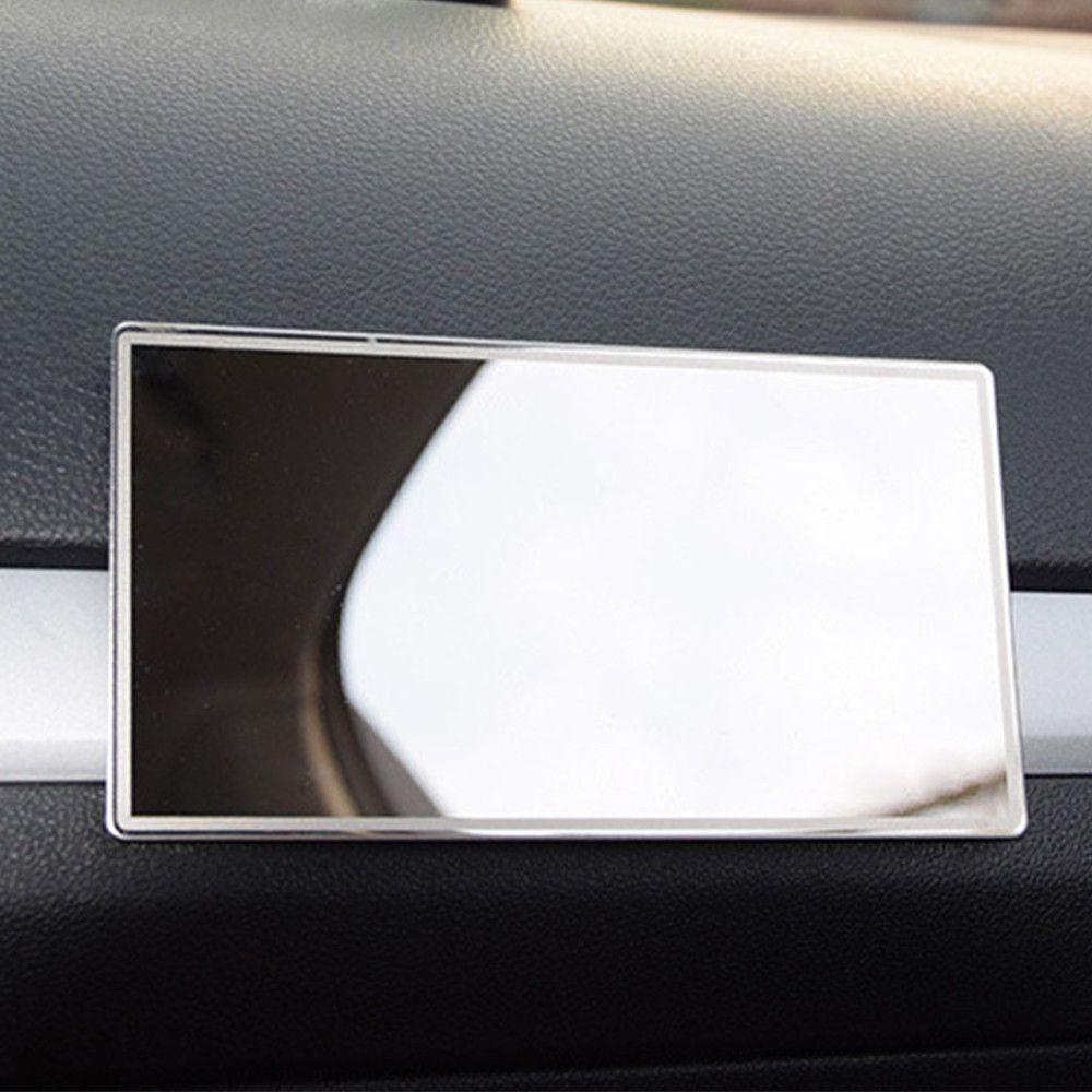 Shatterproof Stainless Steel HD Auto Visor Car Makeup Mirror Car Interior Cosmetic Mirrors