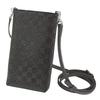 Indenya Inden Сумочка для смартфона Чехол для смартфона Кроссбоди Оленья кожа Черный x Черный лак Мелкий клетчатый узор 5029-01-167