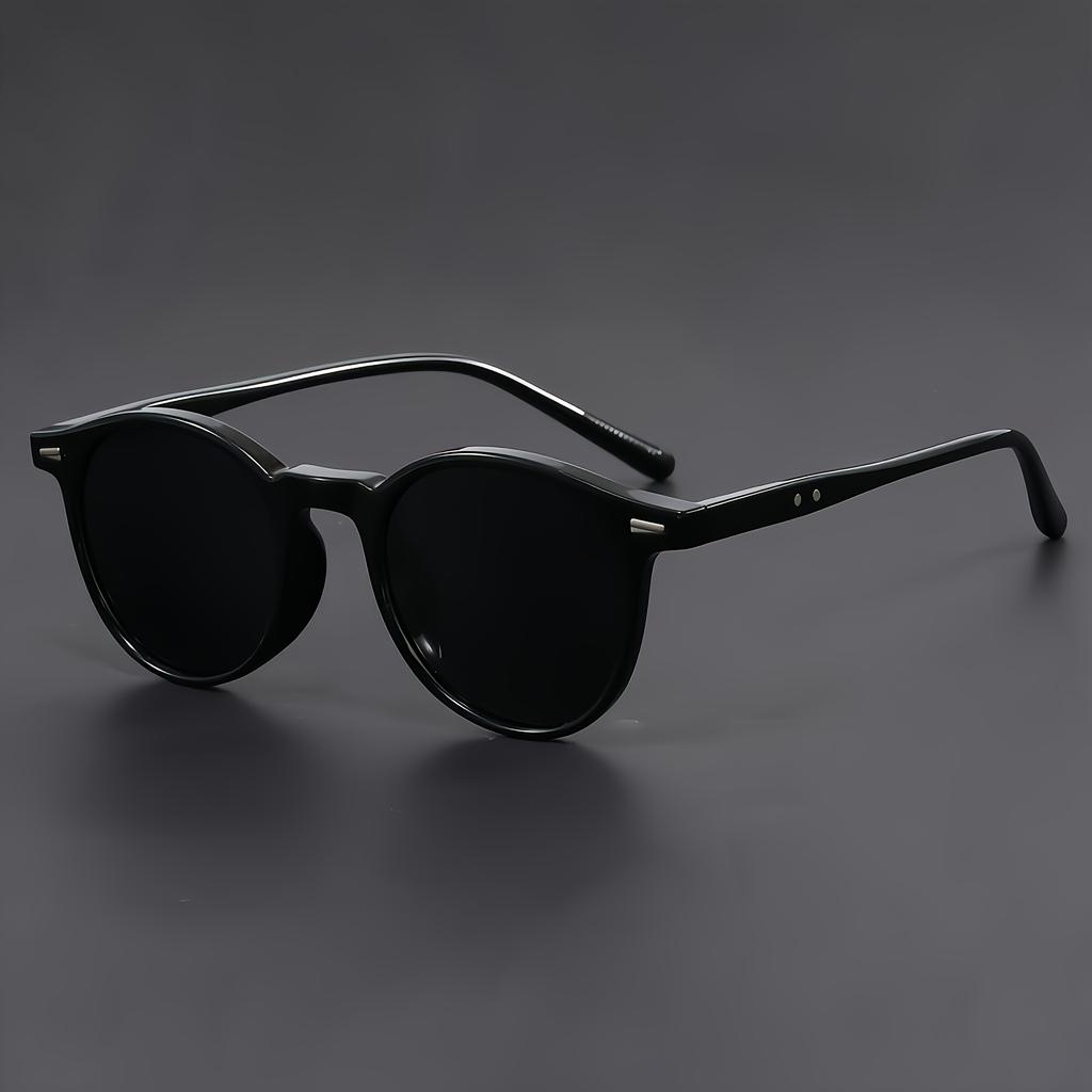 Retro Ultra-Light Fashion Glasses Perfect for Parties, Running, Travel Durable Round Structure Street Photography Props