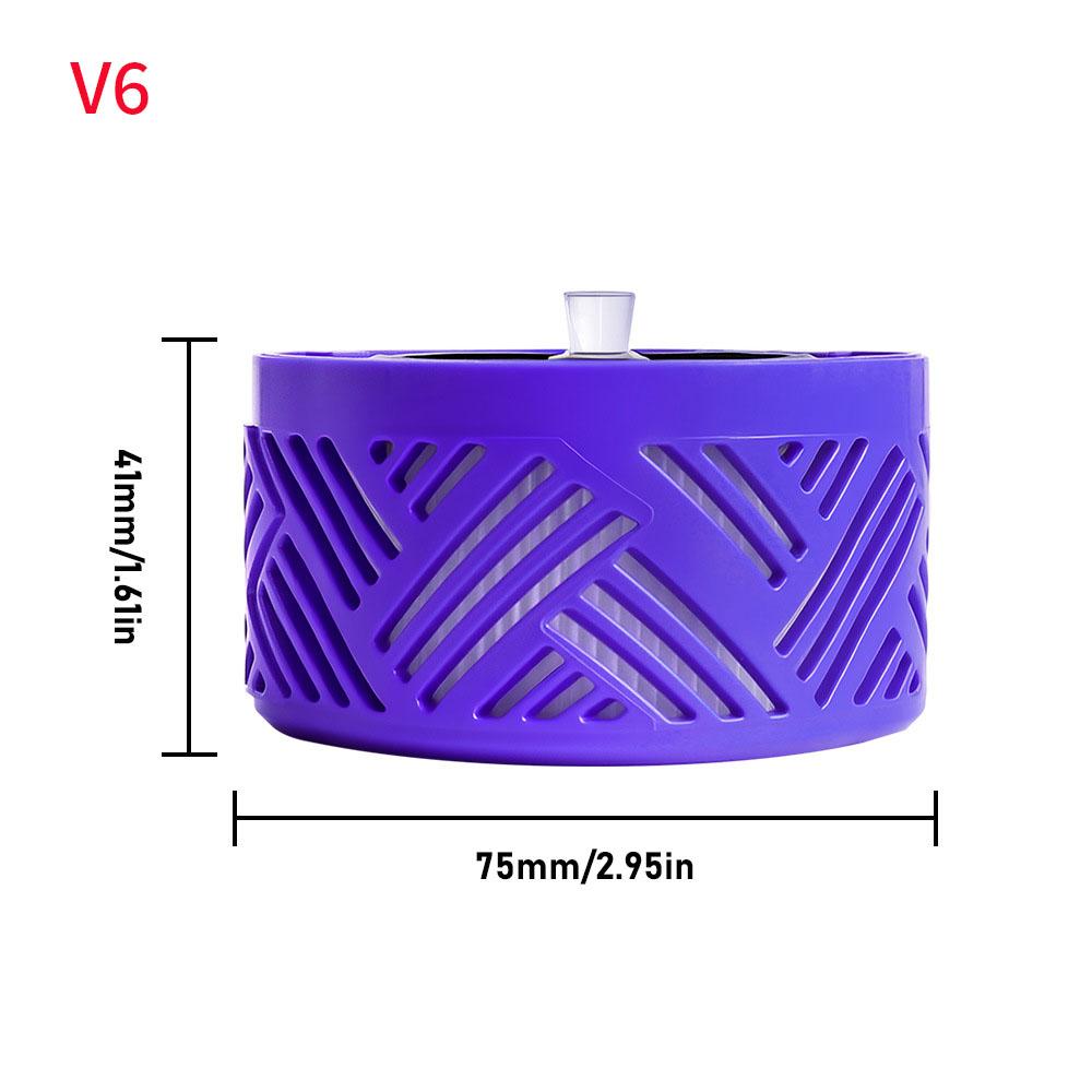 Dust Bin HEPA Filter Accessories For Dyson V6 DC58 DC59 DC62 DC74 Vacuum Part Dust Cup with A Interface Filter Replacement