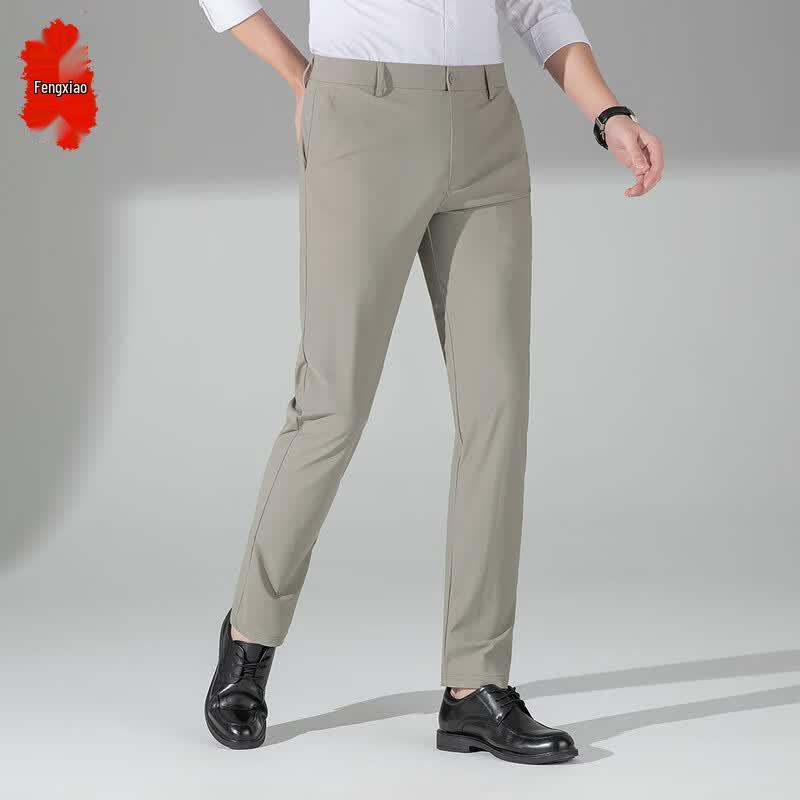 Мужские брюки в стиле business casual прямого кроя