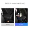 Многофункциональная автомобильная подлокотник-бокс, кожаная подушка с 2 USB-портами для быстрой зарядки и местом для хранения