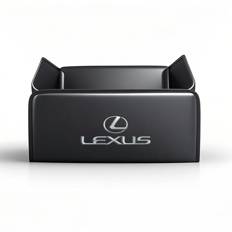 Car Trunk Leather Storage Box Foldable Auto Organizer Bag For Lexus F SPORT ES RX NX LS UX LM LX GX LC RZ IS CT GS RC HS SC LBX