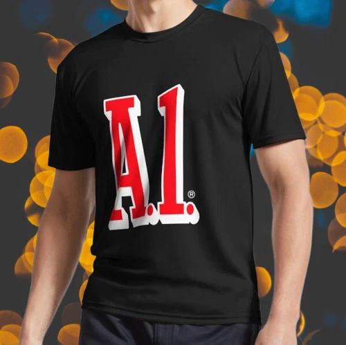 New A.1 steak Sauce Logo Essential Logo Men's T-shirt funny size S to 5XL