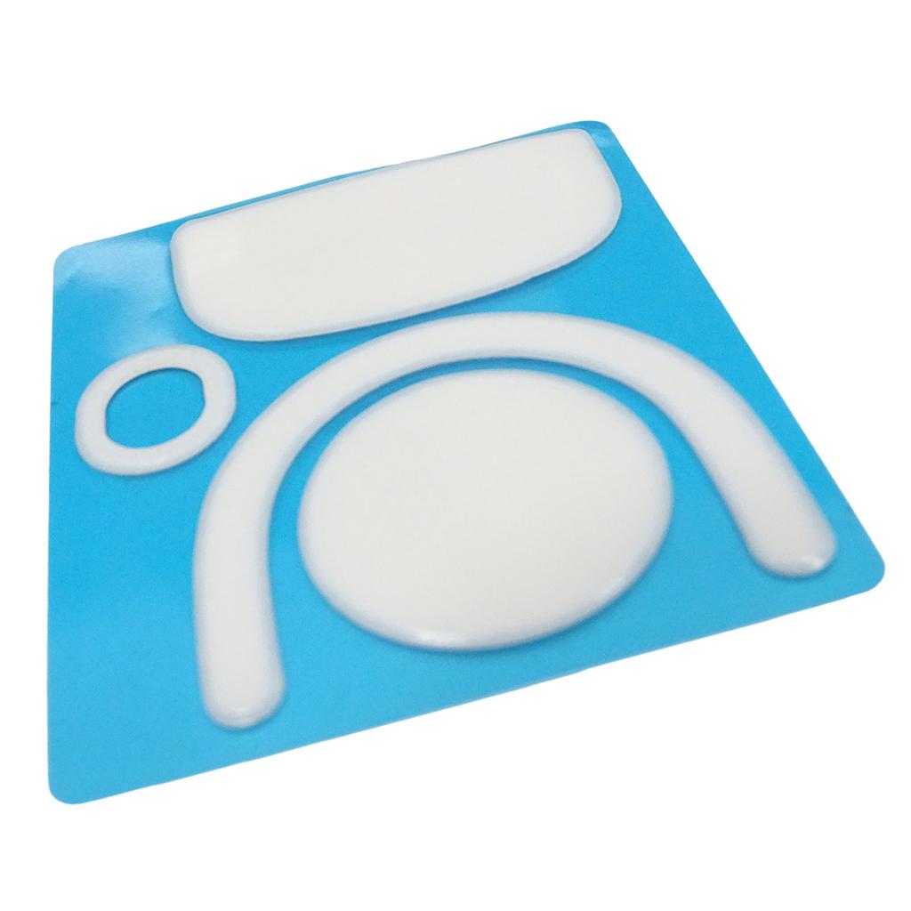 Enhanced ICE Edition Mouse Skates Feet for Logitech G PRO X Superlight 2 Mouse White Rounded Edges