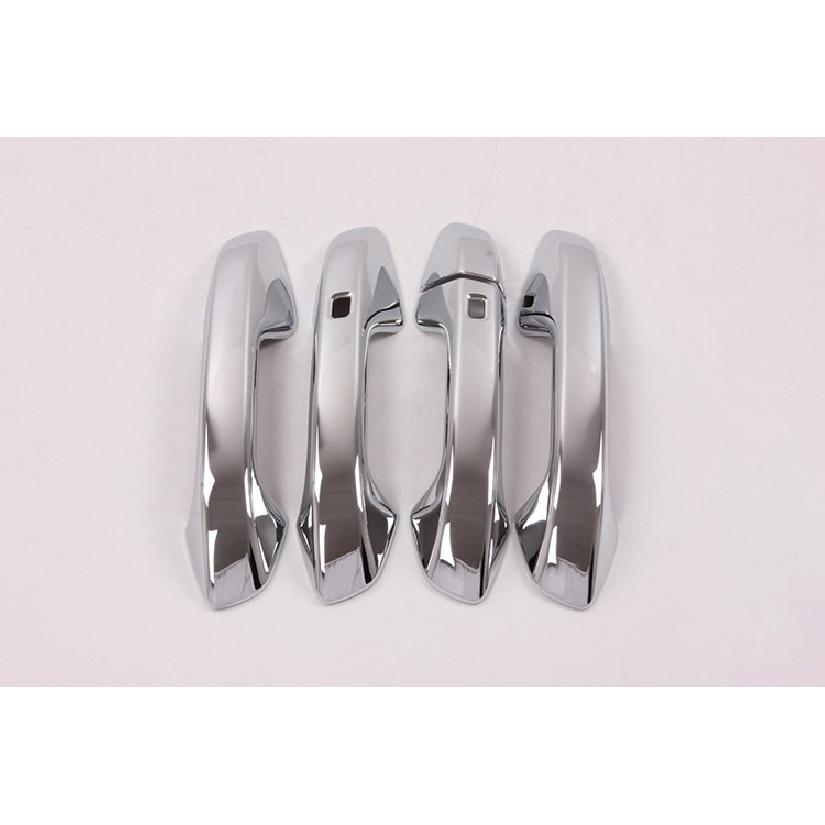 For Kia Seltos 2022 New Chrome Car Door Handle Cover Trim Sticker Car Styling Accessories