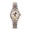 Disney Women's Mickey Mouse Character Timeless Metal Band Watch 31mm D10231DR,Korean Popular Watches