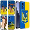 Черный силиконовый чехол для телефона с изображением флага Украины для Xiaomi Mi 9 SE 8 10T 11 12 13 Lite 9T 11T 12S 12T 13T 14 Pro 5G NE 11i 12X