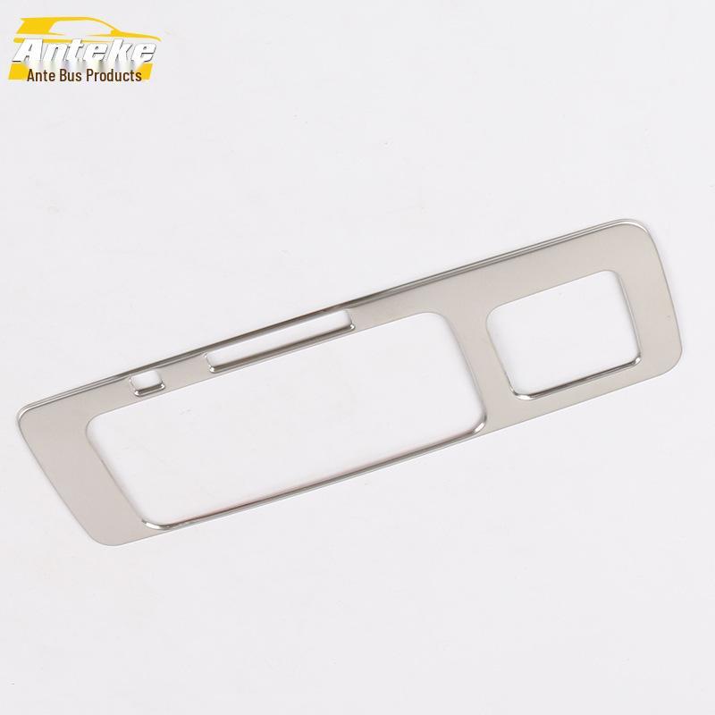 Compatible Gear Shift Sticker for 17 Kuga Models: Includes Decorative Frame, Center Console, Dashboard, Cup Holder, and Accessories.