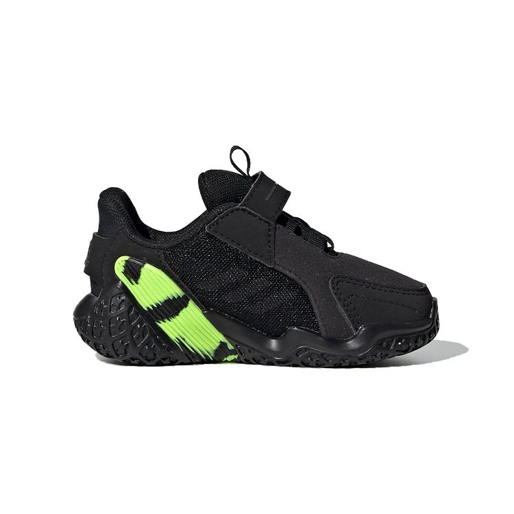 adidas 4Uture Удобные Универсальные Дышащие Низкие Кроссовки для Ходьбы Детская Обувь Черный EG8334