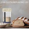 6Pcs Sourdough Starter Jar Covers 7.6cm To 10.1cm Elastic Cloth Sourdough Fermentation Jar Lid Reusable Compact Jar Cover