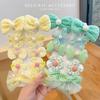10pcs Bow Flower Side Barrettes Multicolor Bangs Broken Hairpin New Headwear