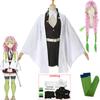 Anime Demon Slayers Kimetsu No Yaiba Mitsuri Kanroji Cosplay Costume Kimono Kisatsutai Sexy Women Uniform Halloween Clothes