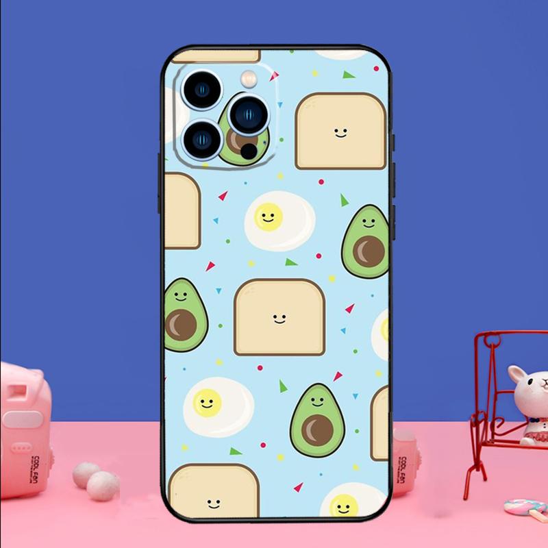 Lovely Avocado Phone Case For iPhone 17 16 15 13 11 12 14 Pro Max mini 15 16 Plus 16e 17 Air Bumper Cover