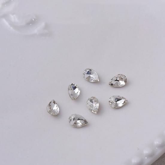 Изысканные стразы для ногтей, прозрачные, не выцветающие, декоративные