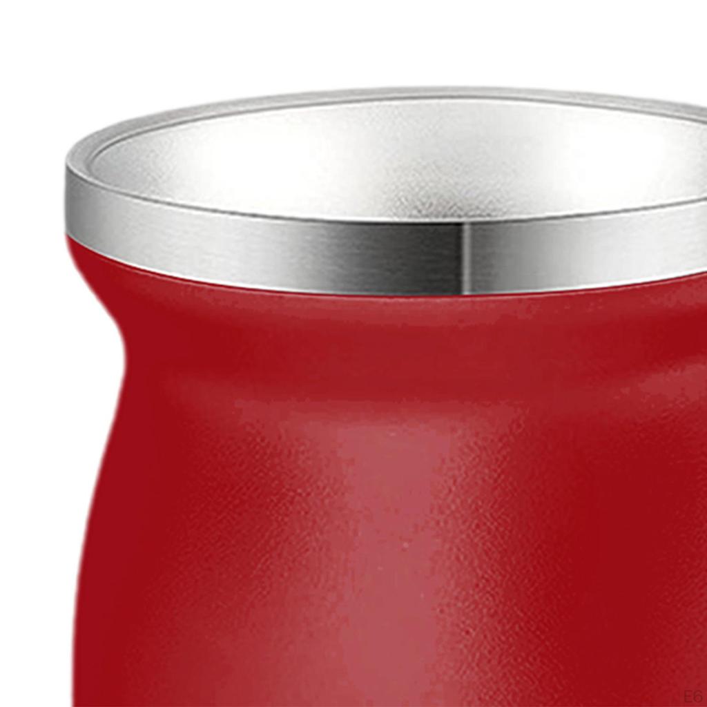 Yerba Mate Gourd Set 230ml Traditional Tea Cup for Dormitory Home Office