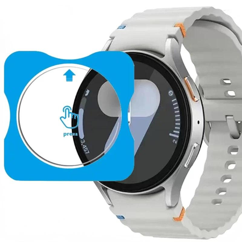 Закаленное стекло для Samsung Galaxy Watch 8 44 мм 40 мм/Ultra 47 мм/7 6 5pro HD Пленка Защита экрана Бампер для Watch 8 classic 46 мм