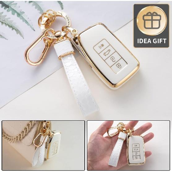 Чехол для брелока Lexus с брелком Lexus, чехол для автомобильного брелока, совместимый с защитой смарт-ключа Lexus RX ES GS LS NX RS GX LX RC LC