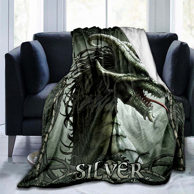 Пледы с тигром и драконом для дивана, дивана, походные одеяла, фланелевые одеяла с восточным драконом, покрывало для детей и взрослых
