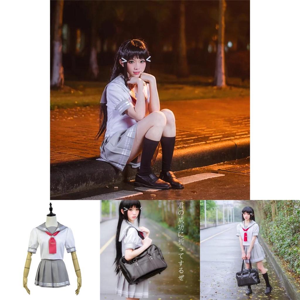 Love Live Sunshine Aqours Така́ми Чи́ка Униформа Матроска Костюм для косплея Юбка Для поклонников аниме