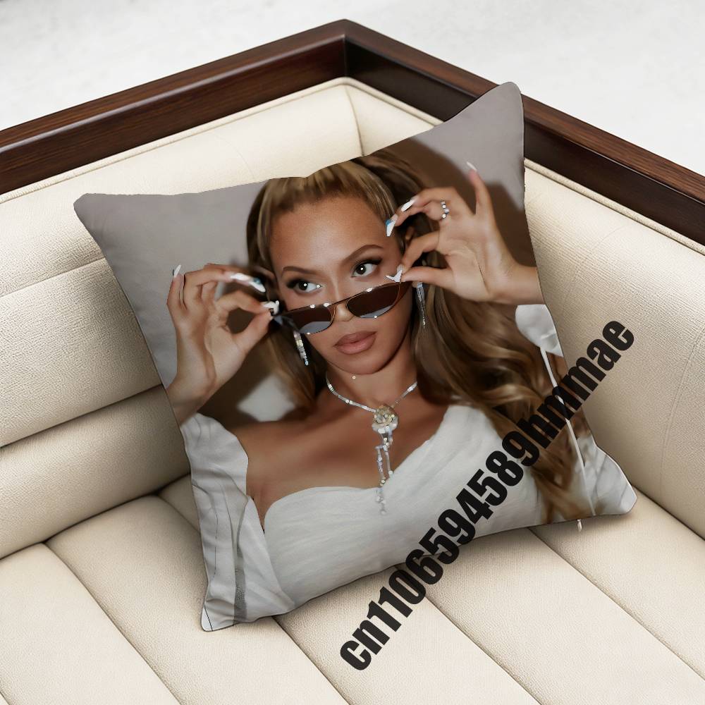 For For Singer BBeyonce Cowboy Throw Pillow Case Sham xcm xcm Square Home Pillowcase Cushion Cover