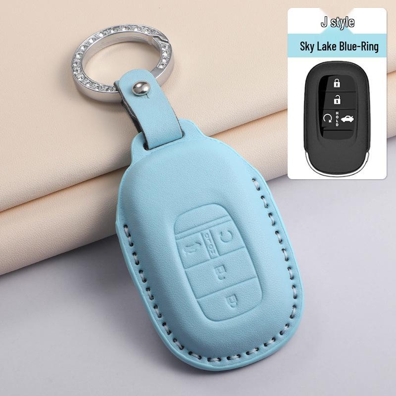 Чехол для ключа Honda для Civic, Accord, CR-V, Vezel, XRV, Fit, Haoying, Haoling, Paiying, Shipai - Доступен в 3 цветах.