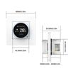 652F Modern Thermostat Knob Intelligent Underfloor Heating Thermostat Upgrades for easy  Underfloor Heating Management