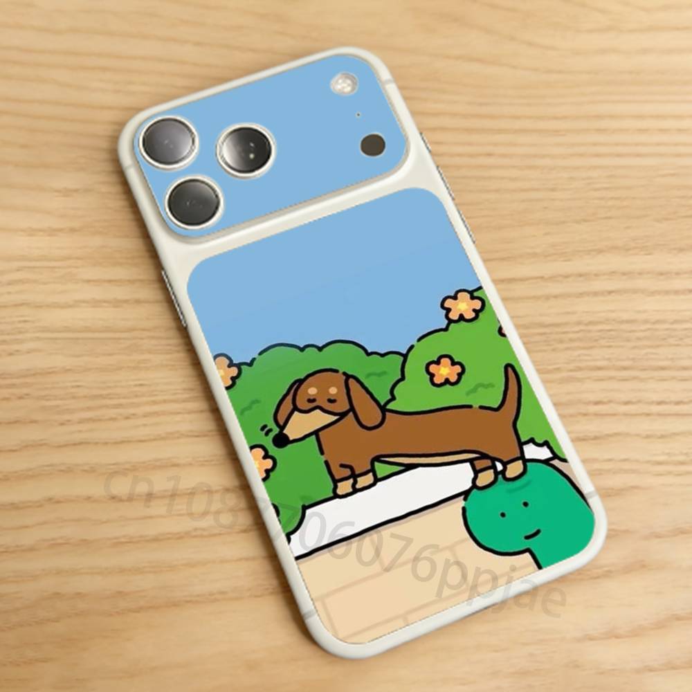 Cute cartoon dinosaur Joguman For iPhone 17pro/proMax Full body Back Cover Decal Skin Colorful Rear Protective Sticker Film