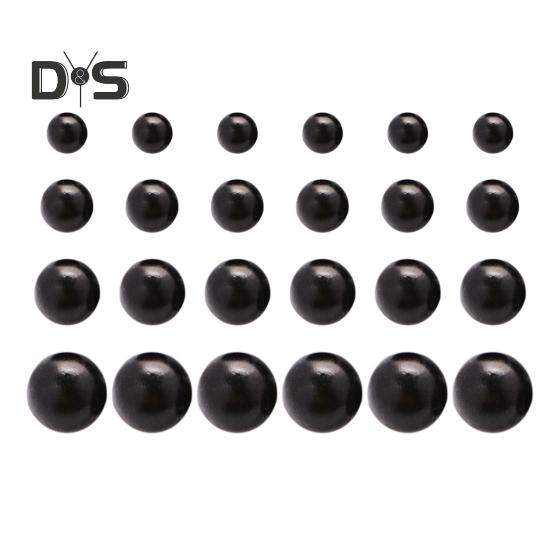 12 Pairs Ear Studs Faux Pearl Different Sizes Smooth Anti-allergy Lightweight Exquisite Ear Decoration Jewelry Prom Party Bride Stud Earrrings